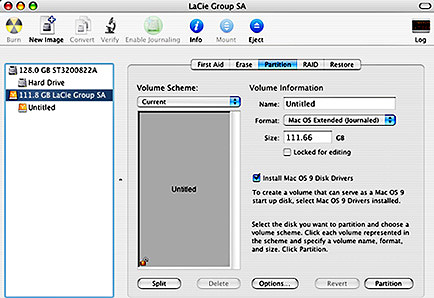 format lacie hard drive for pc and mac